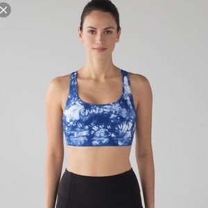 NWOT Lululemon Tie-dye Shibori energy bra sz 8